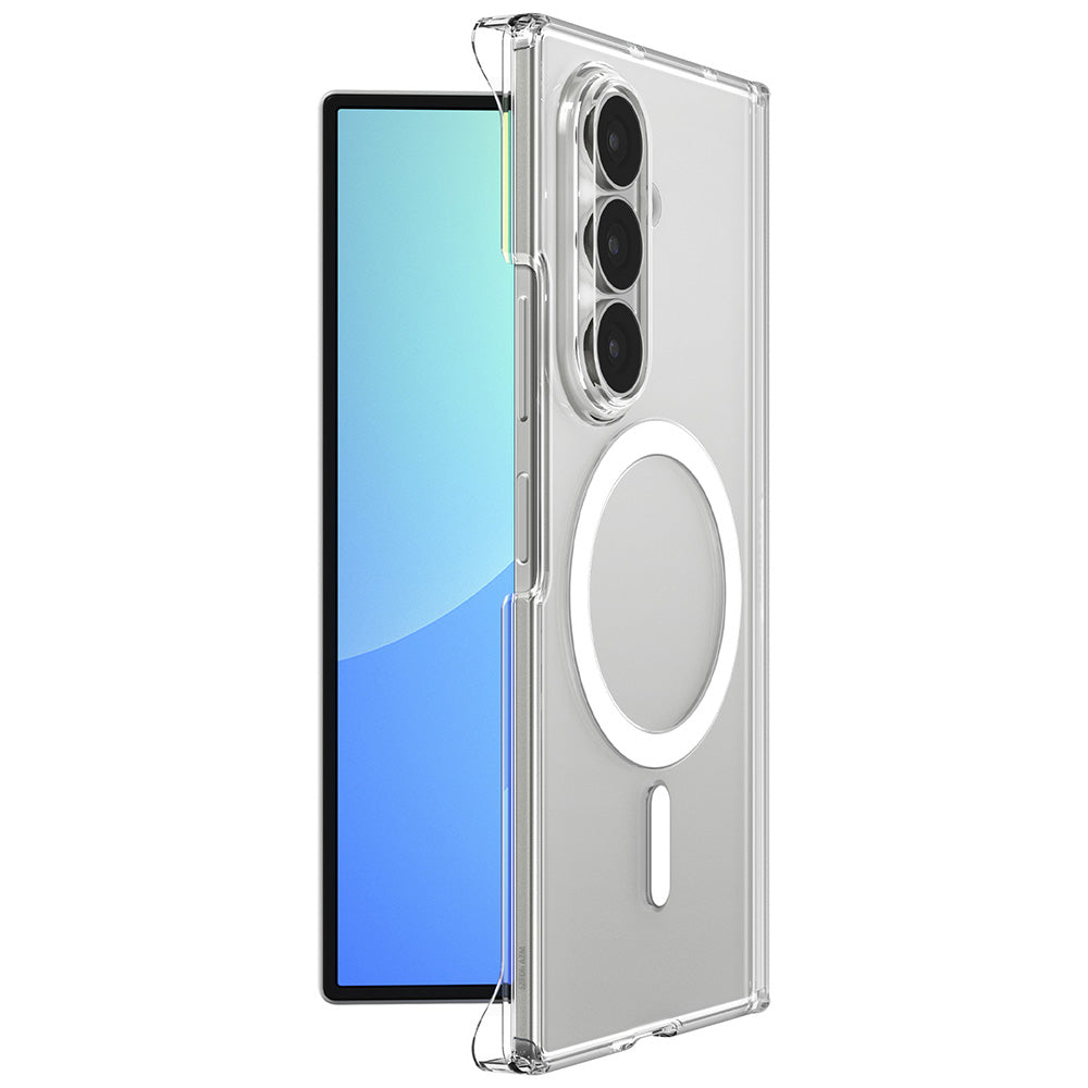 MagSafe tok Samsung Galaxy Z Fold8 Ultra F976-hez, Spigen, Air Skin Zero, Átlátszó Fehér ACS11495