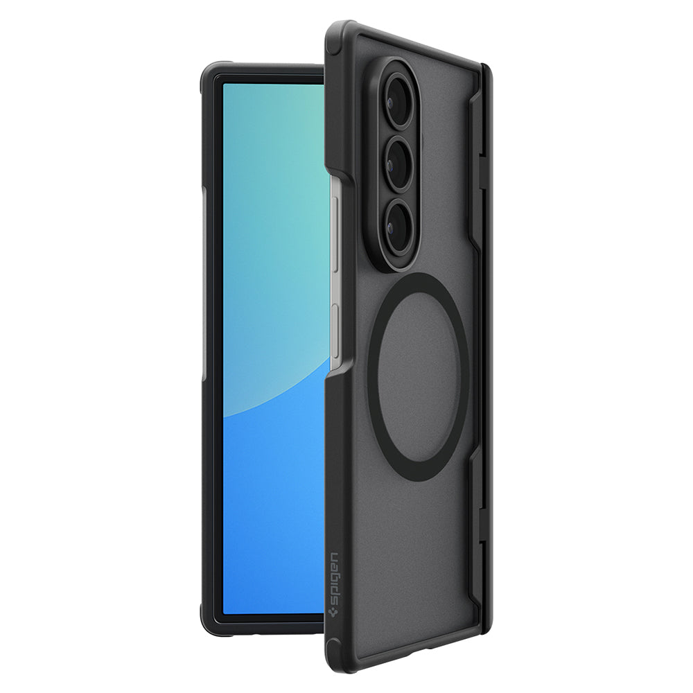 MagSafe tok Samsung Galaxy Z Fold8 Ultra F976-hez, Spigen, Ultra Hybrid Pro, Fekete Szatén ACS12102