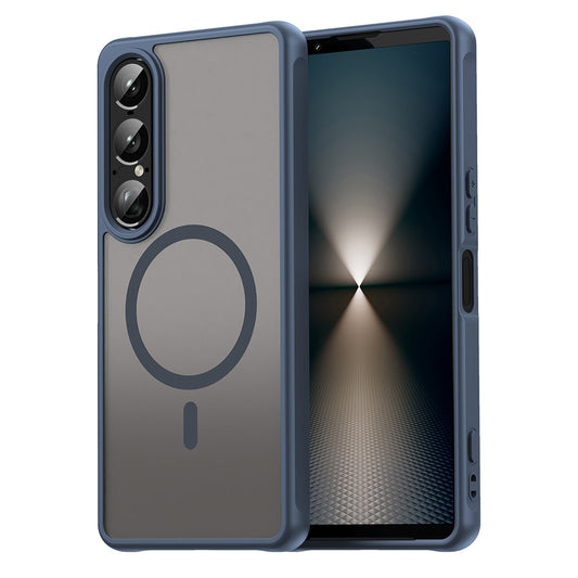 MagSafe tok Sony Xperia 1 VII-hez, Techsuit, HaloFrost II, Tengerészkék
