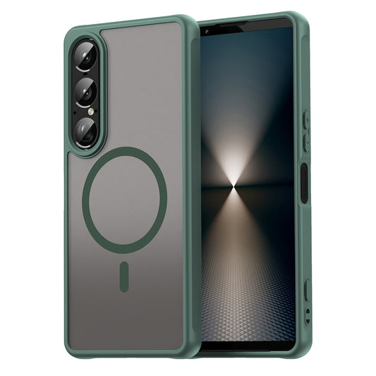 MagSafe tok Sony Xperia 1 VII-hez, Techsuit, HaloFrost II, Zöld