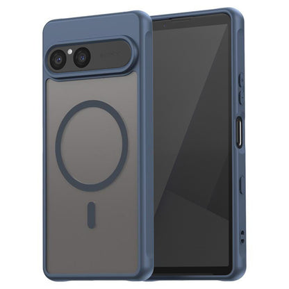 MagSafe tok Sony Xperia 10 VII-hez, Techsuit, HaloFrost II, Tengerészkék