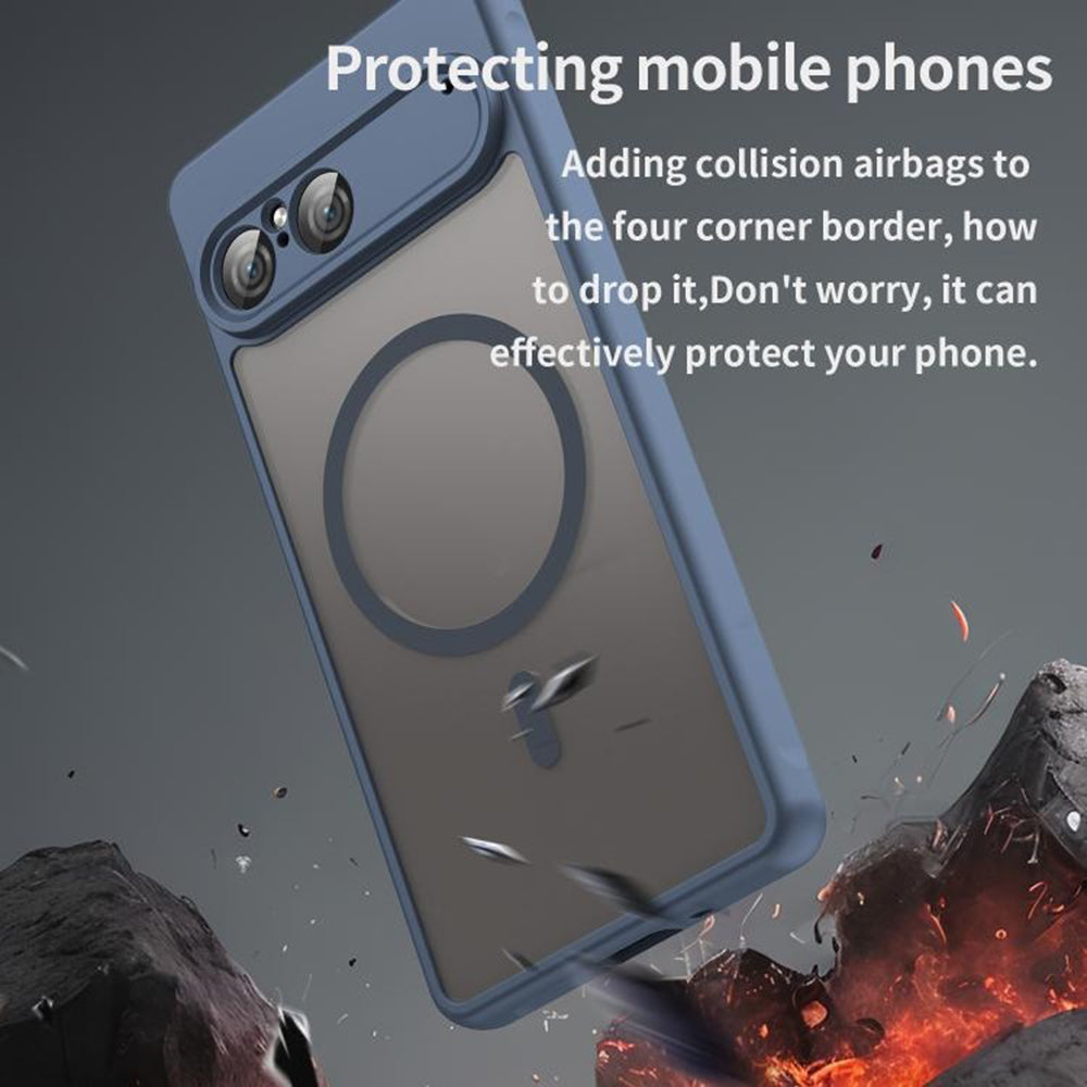 MagSafe tok Sony Xperia 10 VII-hez, Techsuit, HaloFrost II, Tengerészkék