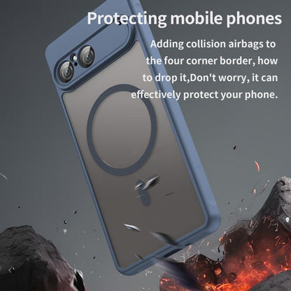 MagSafe tok Sony Xperia 10 VII-hez, Techsuit, HaloFrost II, Tengerészkék