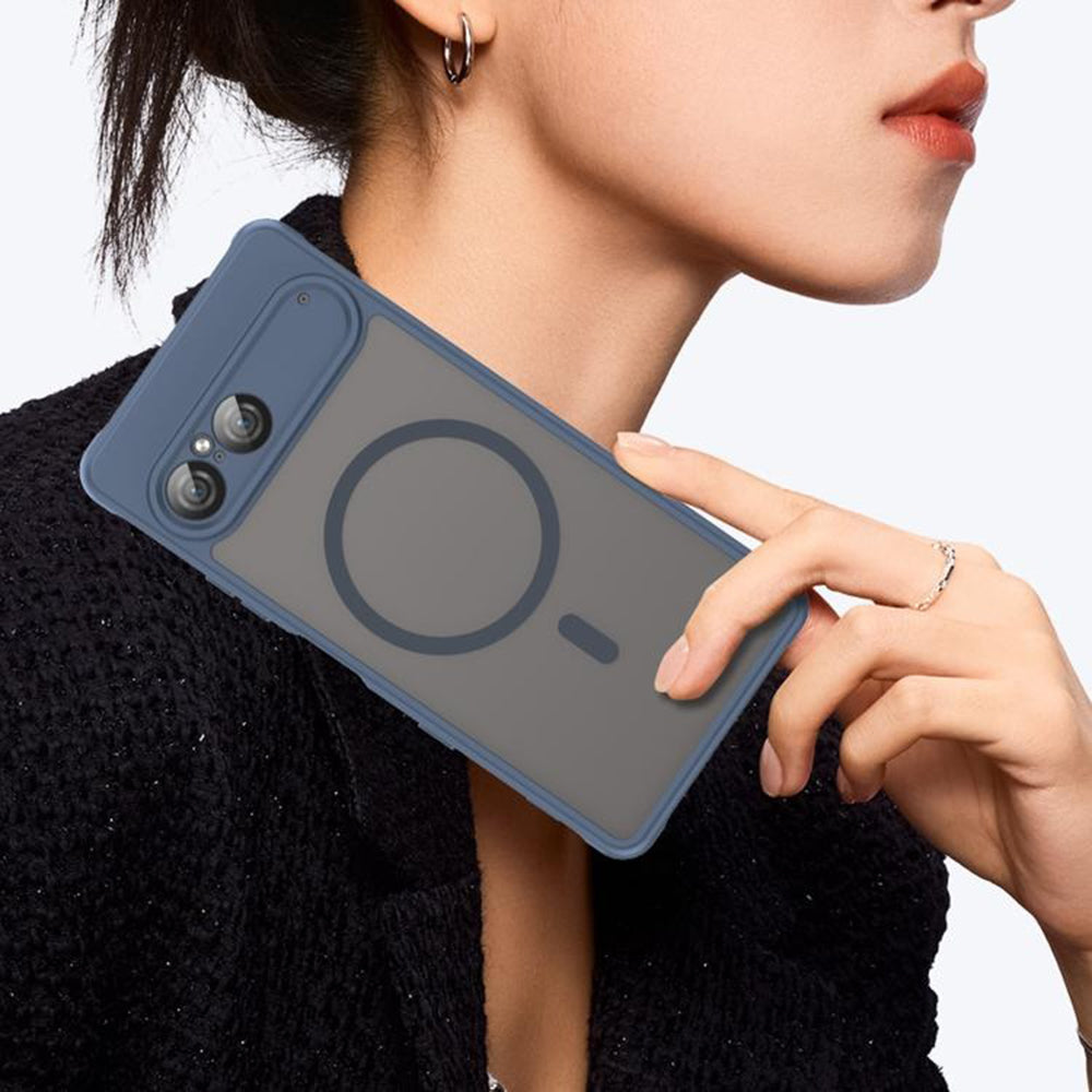 MagSafe tok Sony Xperia 10 VII-hez, Techsuit, HaloFrost II, Tengerészkék