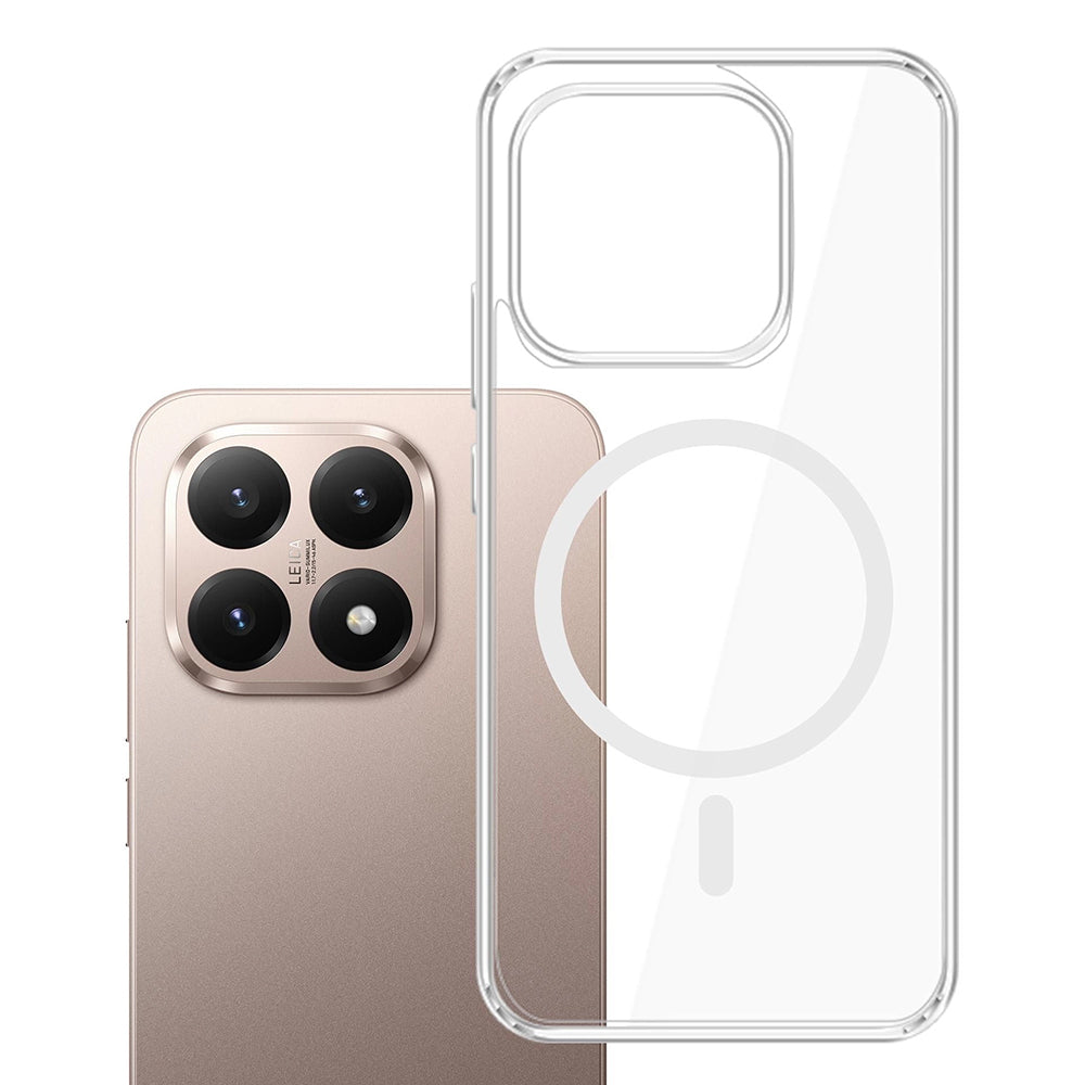MagSafe tok Xiaomi 15T-hez, 3MK, Armor MagCase, Átlátszó