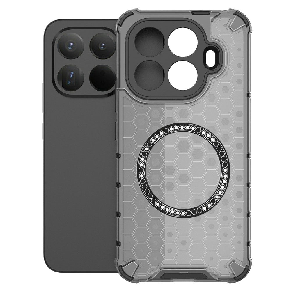 MagSafe tok Xiaomi 15T Pro-hoz, Techsuit, HoneyComb Shield, Fekete