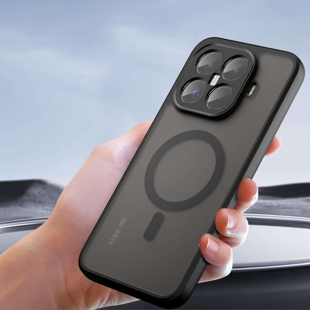 MagSafe tok Xiaomi 15T-hez, Techsuit, PureFrost, Szatén Fekete