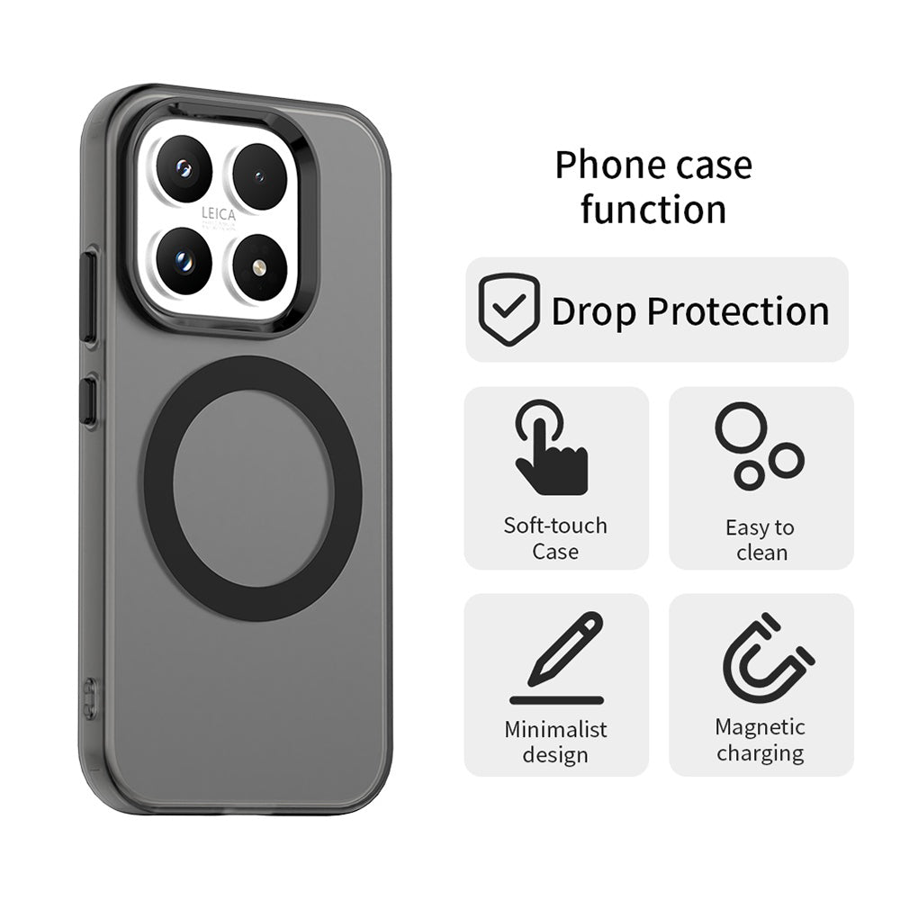 MagSafe tok Xiaomi 17-hez, Techsuit, CandyCase, Fekete