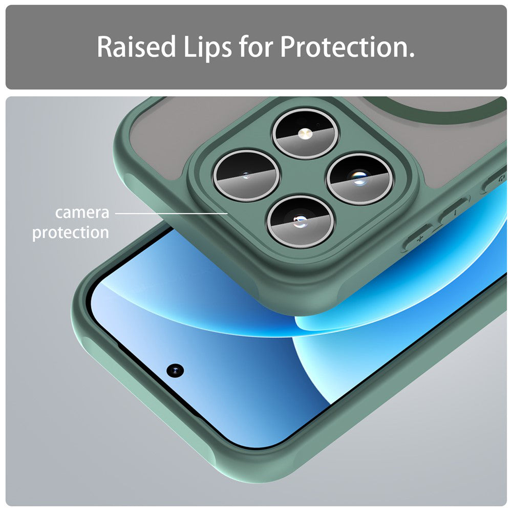 MagSafe tok Xiaomi 17-hez, Techsuit, HaloFrost II, Zöld