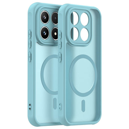 MagSafe Case for Xiaomi 17, Techsuit, HaloFrost II, Light Green