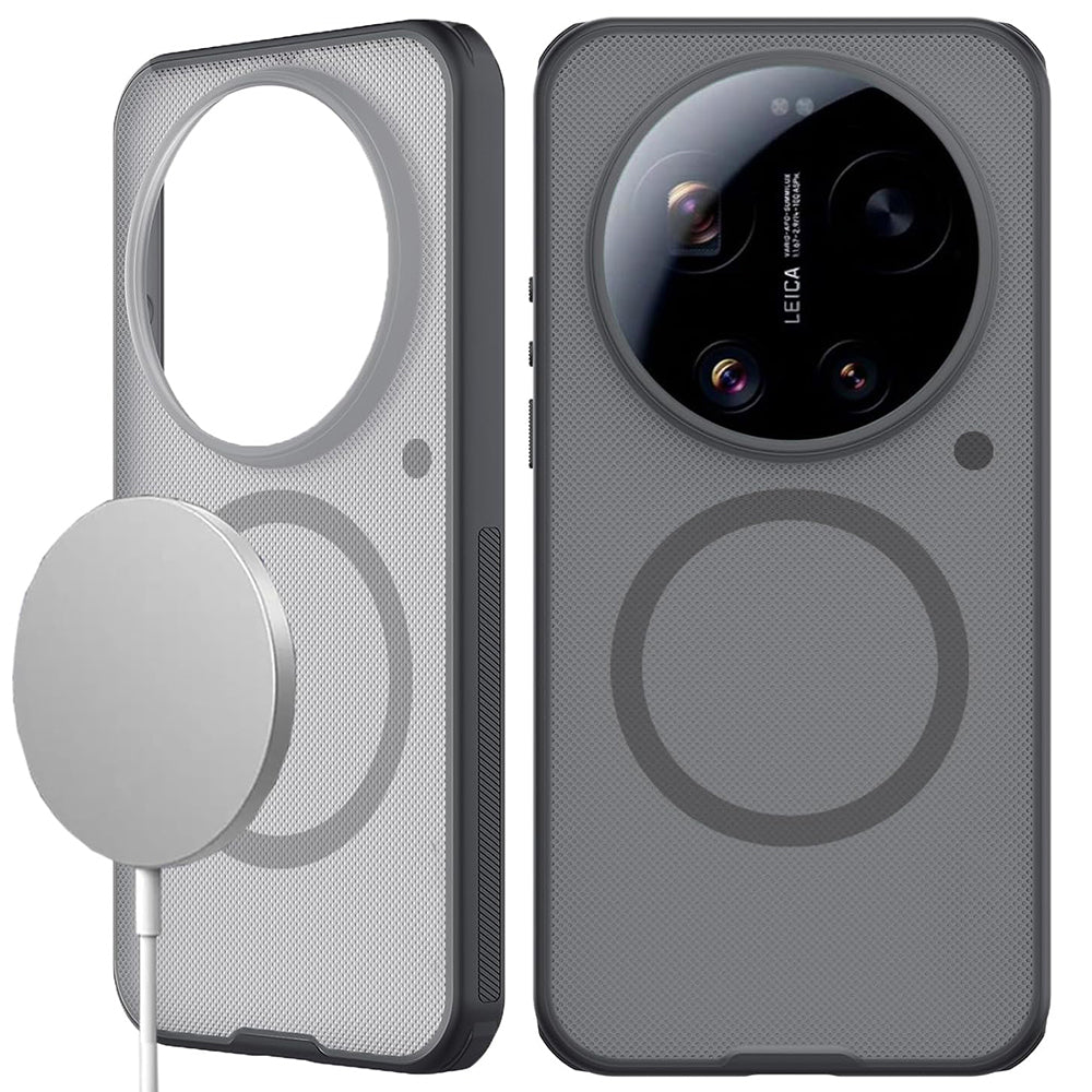 MagSafe tok Xiaomi 17 Ultra-hoz, Nillkin, Super Shield Pro, Fekete Átlátszó