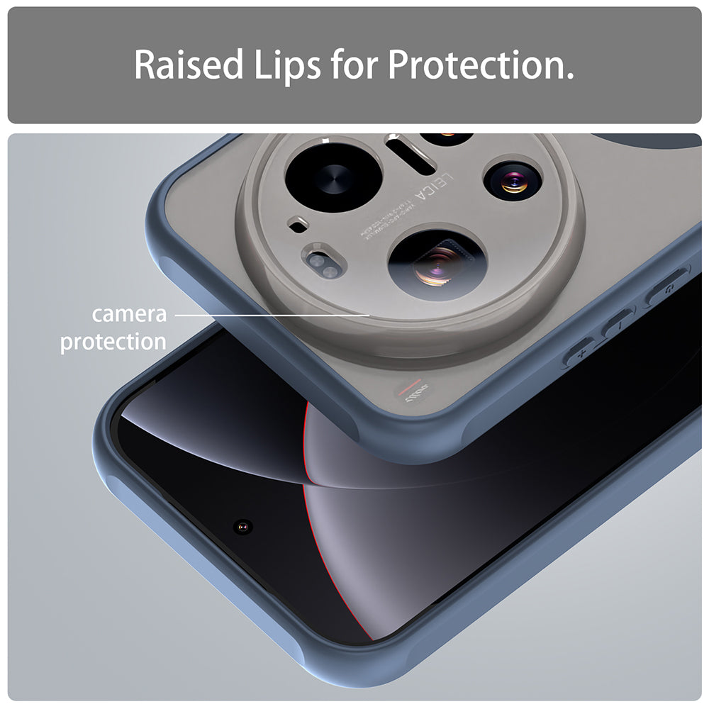 MagSafe tok Xiaomi 17 Ultra-hoz, Techsuit, HaloFrost II, Tengerészkék