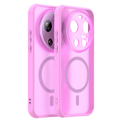 MagSafe tok Xiaomi 17 Ultra-hoz, Techsuit, HaloFrost II, Rózsaszín