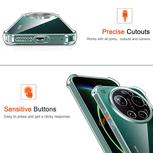 MagSafe tok Xiaomi 17 Ultra-hoz, Techsuit, ütésálló, átlátszó