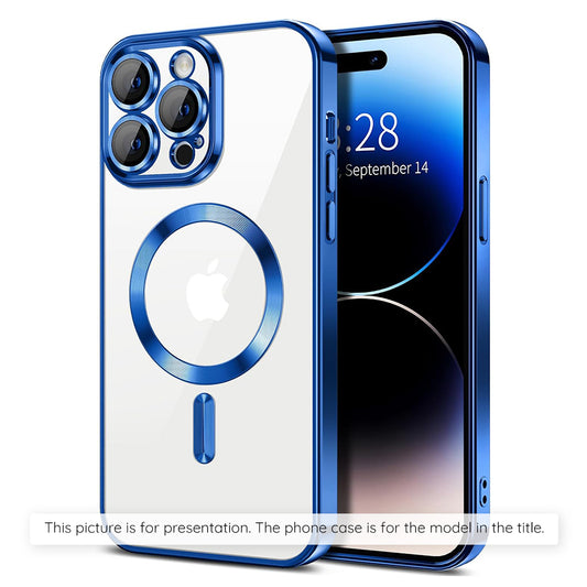 MagSafe tok Xiaomi 17T Pro-hoz, Techsuit, Luxury Crystal, Sötétkék
