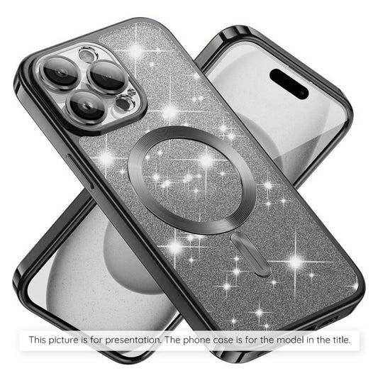 MagSafe tok Xiaomi 17T Pro-hoz, Techsuit, Luxury Glitter, Fekete