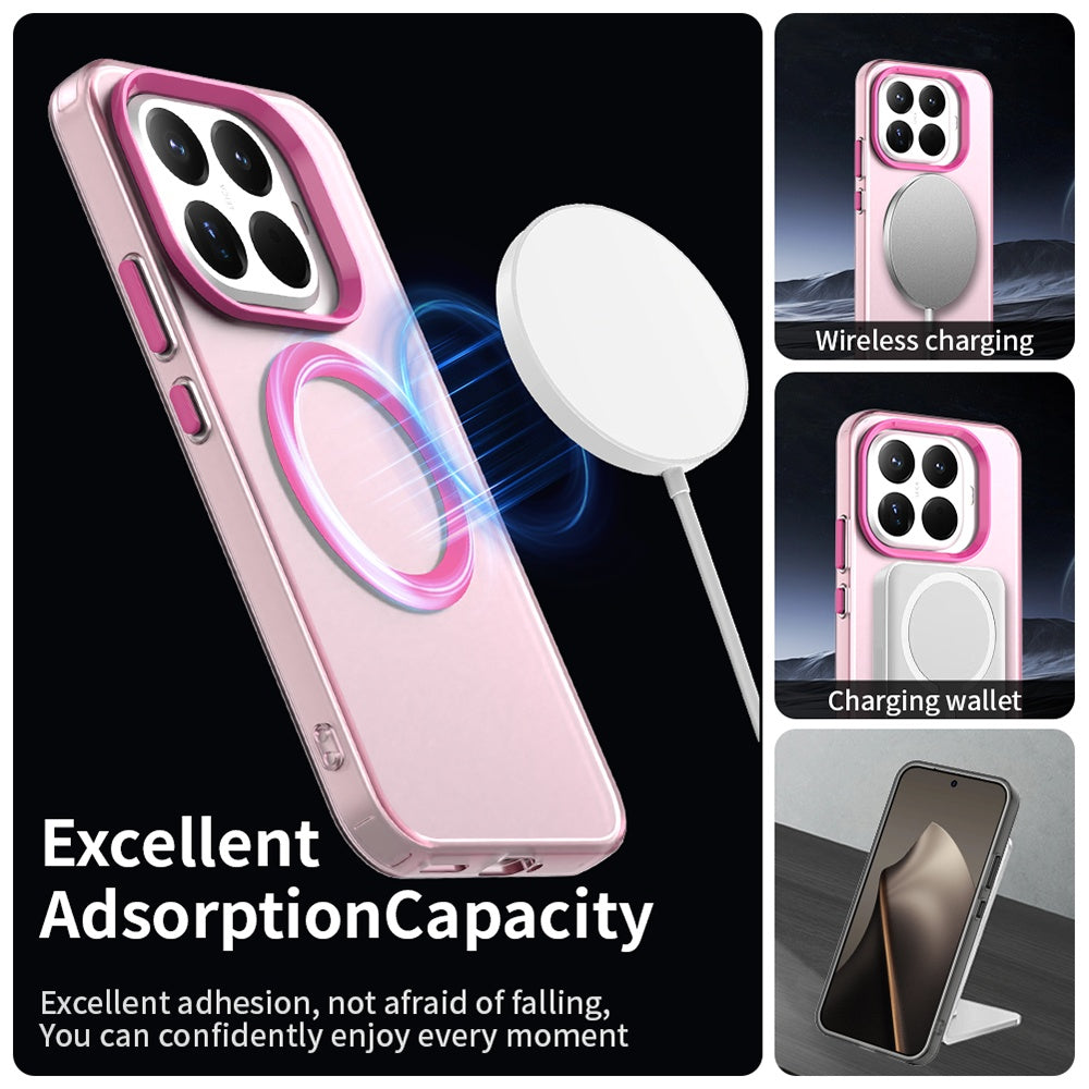 MagSafe tok Xiaomi 17T-hez, Techsuit, CandyCase, Rózsaszín