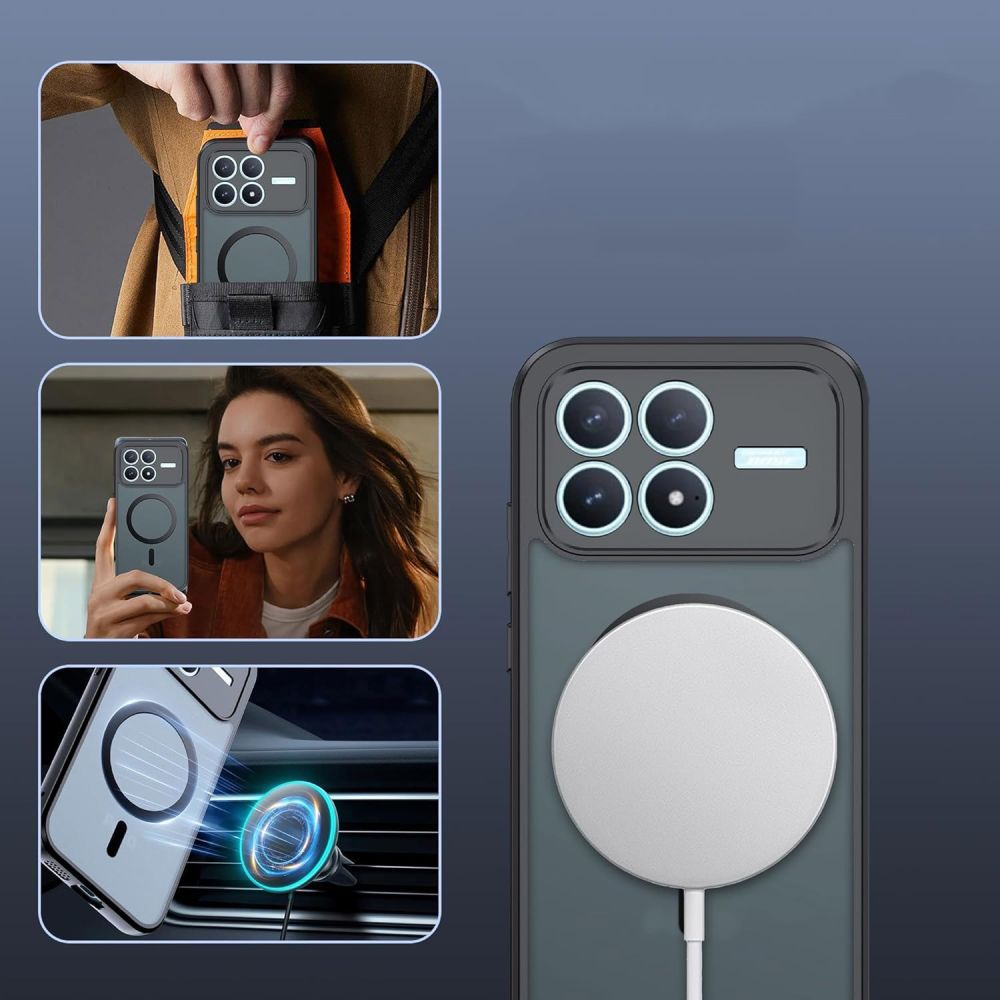 MagSafe Case for Xiaomi Poco F8 Pro, Tech-Protect, Magmat, Black