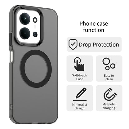 MagSafe tok Xiaomi Poco C85 4G / Redmi 15C 5G / 15C 4G-hez, Techsuit, CandyCase, Fekete