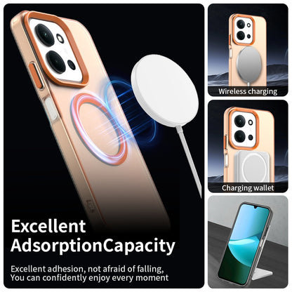 MagSafe tok Xiaomi Poco C85 4G / Redmi 15C 5G / 15C 4G készülékhez, Techsuit, CandyCase, Narancssárga