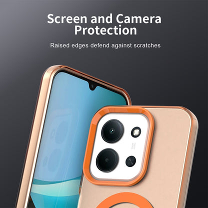 MagSafe tok Xiaomi Poco C85 4G / Redmi 15C 5G / 15C 4G készülékhez, Techsuit, CandyCase, Narancssárga