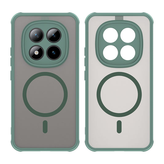 MagSafe tok Xiaomi Poco M8 Pro / Redmi Note 15 Pro+ 5G készülékhez, Techsuit, HaloFrost II, Zöld