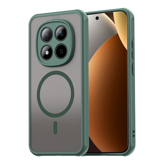 MagSafe tok Xiaomi Poco M8 Pro / Redmi Note 15 Pro+ 5G készülékhez, Techsuit, HaloFrost II, Zöld