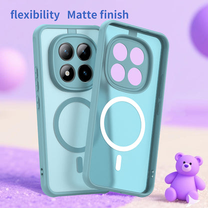 MagSafe tok Xiaomi Poco M8 Pro / Redmi Note 15 Pro+ 5G készülékhez, Techsuit, HaloFrost II, Világoszöld