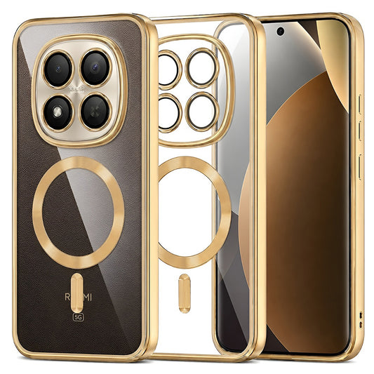 MagSafe tok Xiaomi Poco M8 Pro / Redmi Note 15 Pro+ 5G-hez, Techsuit, Luxury Crystal, Arany