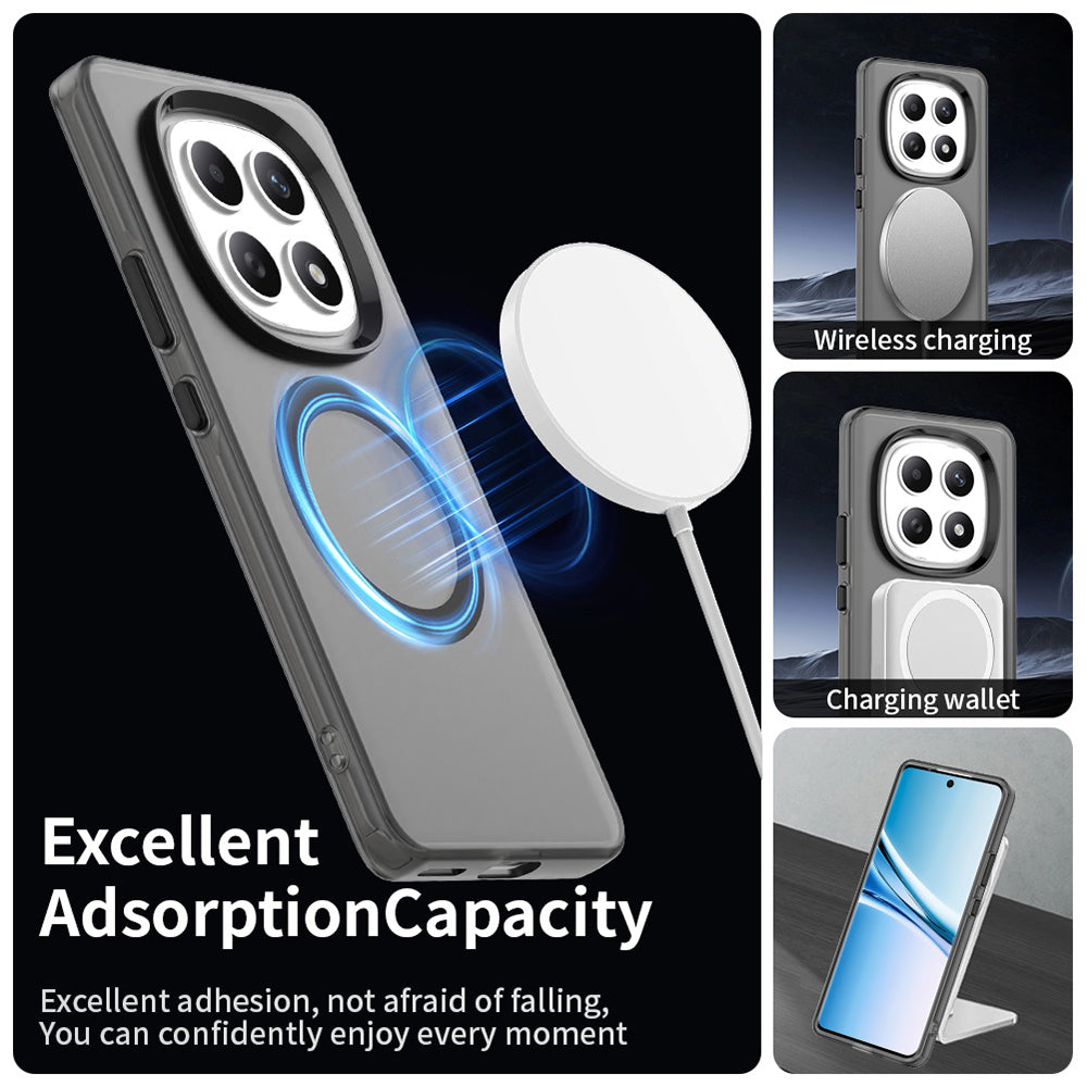 MagSafe tok Xiaomi Poco M8 / Redmi Note 15 5G készülékhez, Techsuit, CandyCase, Fekete