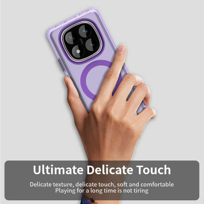MagSafe tok Xiaomi Poco X7 / Redmi Note 14 Pro 5G-hez, Techsuit, CandyCase, Lila