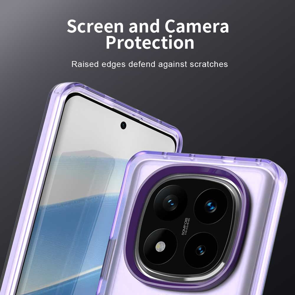 MagSafe tok Xiaomi Poco X7 / Redmi Note 14 Pro 5G-hez, Techsuit, CandyCase, Lila