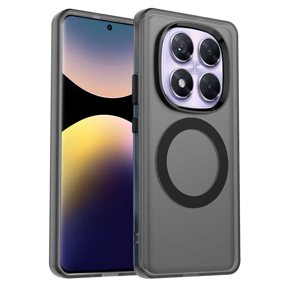MagSafe tok Xiaomi Poco X7 / Redmi Note 14 Pro 5G-hez, Techsuit, CandyCase, Fekete