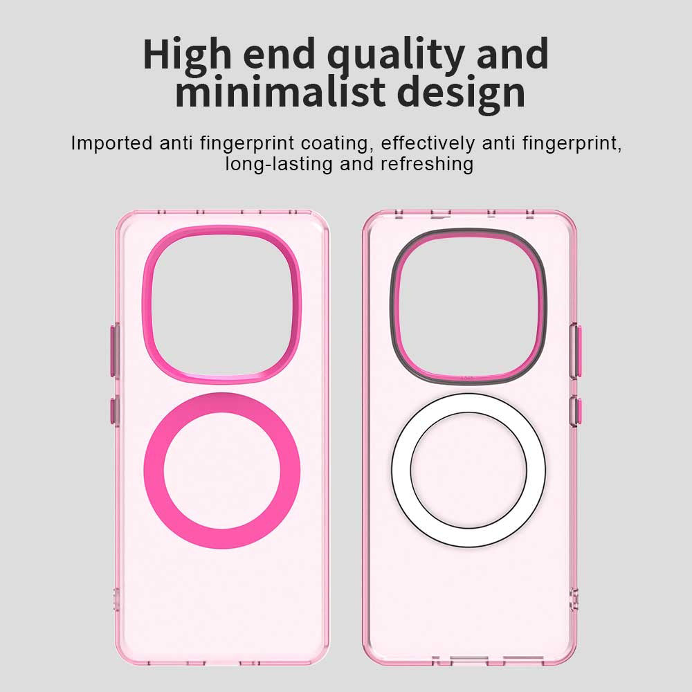 MagSafe tok Xiaomi Poco X7 / Redmi Note 14 Pro 5G-hez, Techsuit, CandyCase, Rózsaszín