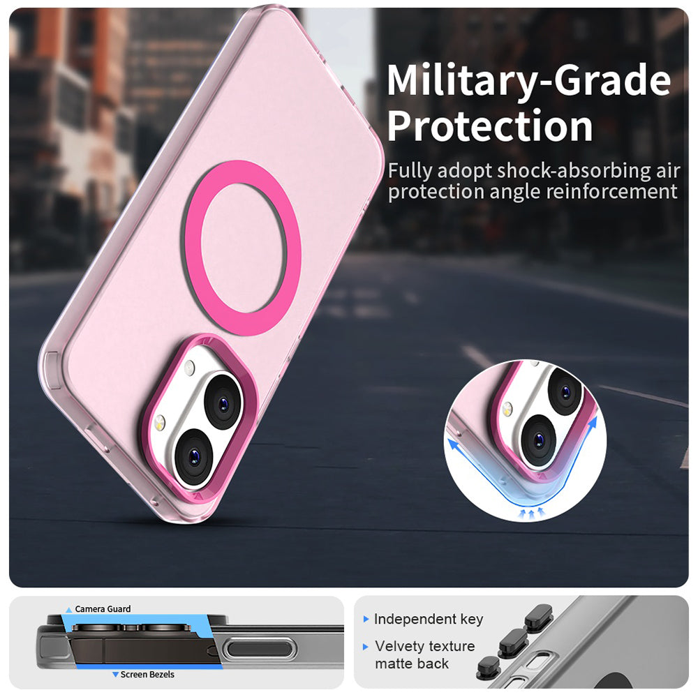 MagSafe tok Xiaomi Poco X8 Pro Max-hoz, Techsuit, CandyCase, Rózsaszín