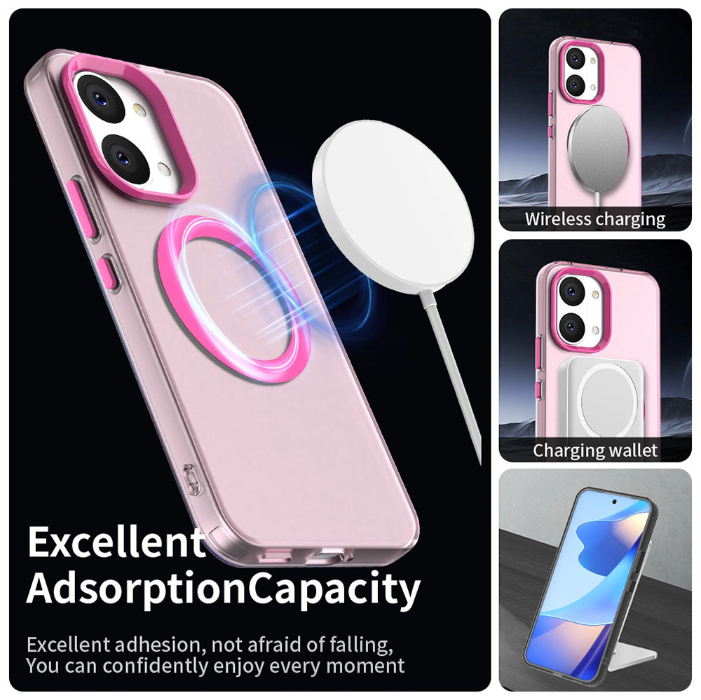 MagSafe tok Xiaomi Poco X8 Pro Max-hoz, Techsuit, CandyCase, Rózsaszín