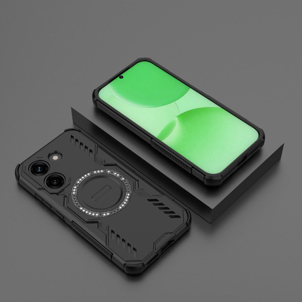 MagSafe tok Xiaomi Poco X8 Pro-hoz, Techsuit, ArmorMag, Fekete