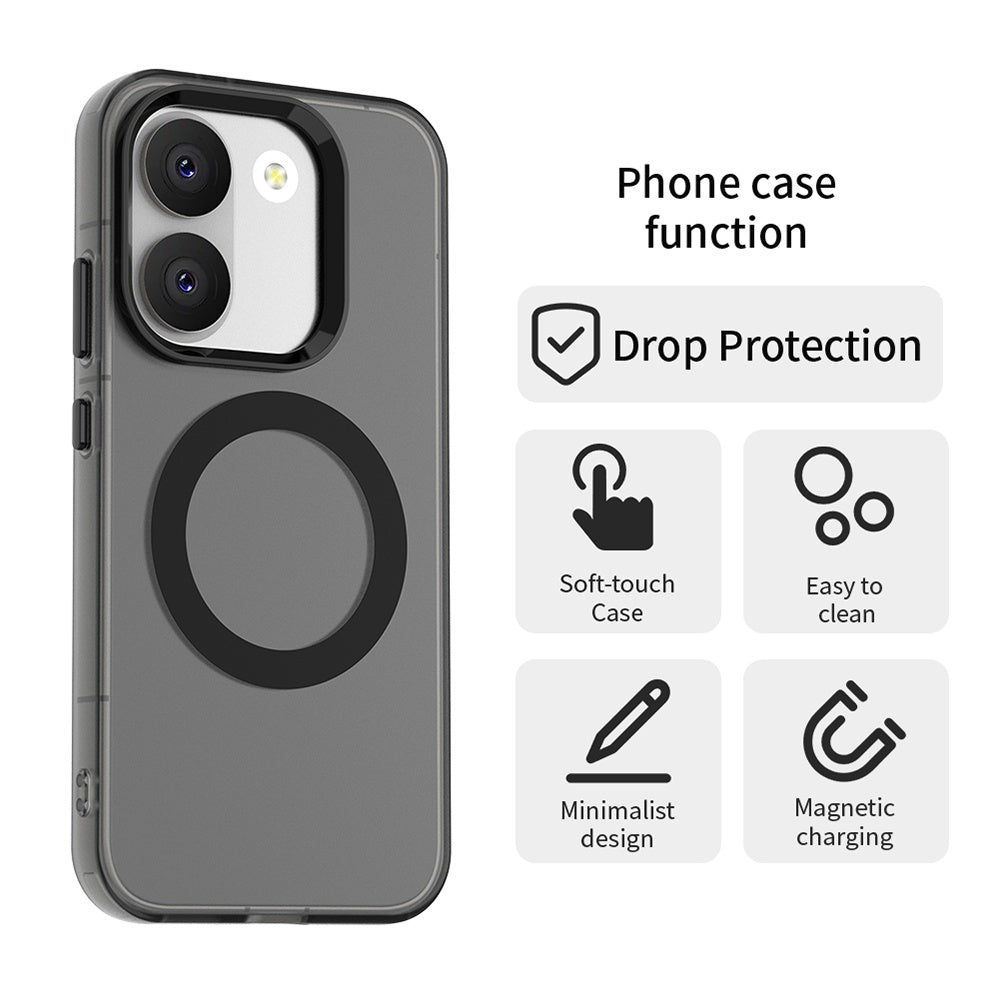 MagSafe tok Xiaomi Poco X8 Pro-hoz, Techsuit, CandyCase, Fekete