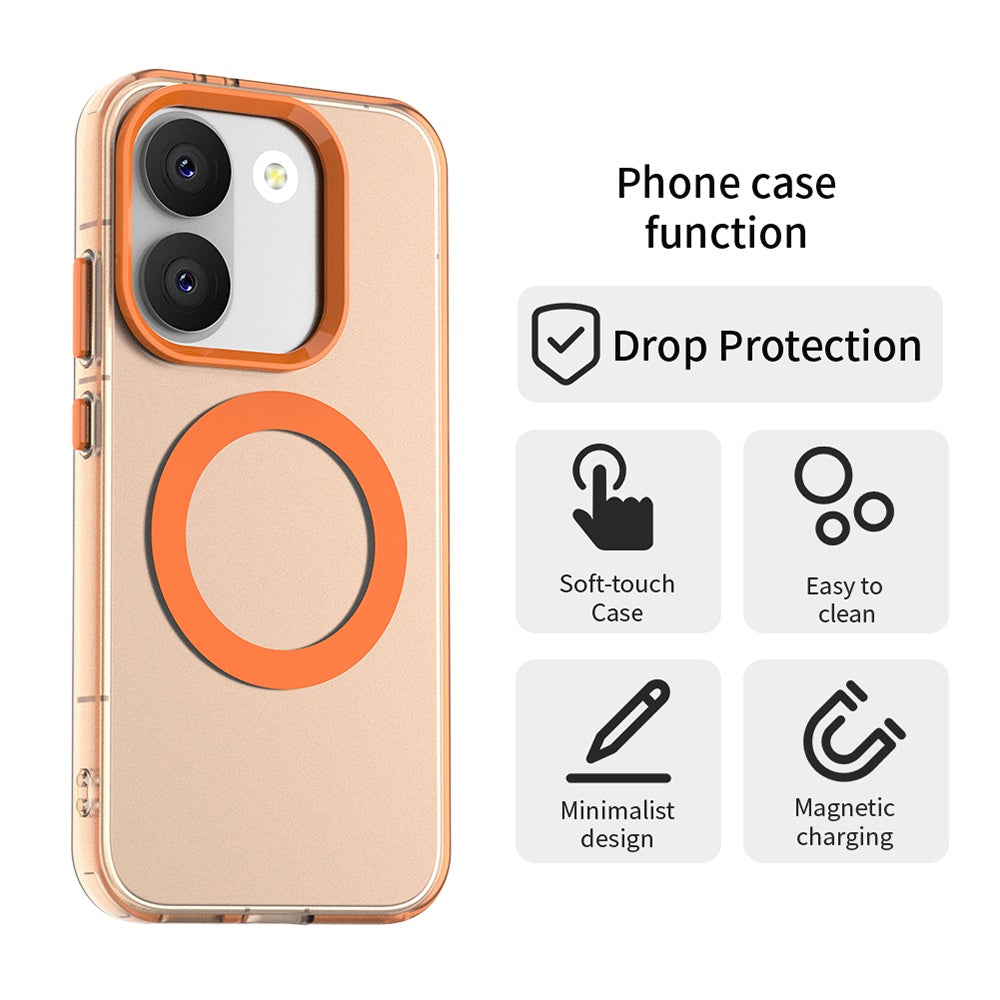 MagSafe tok Xiaomi Poco X8 Pro-hoz, Techsuit, CandyCase, Narancssárga