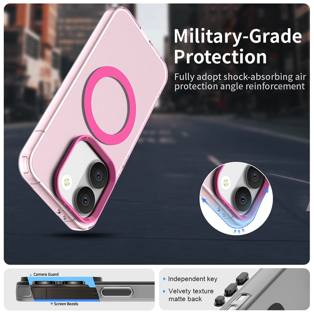 MagSafe tok Xiaomi Poco X8 Pro-hoz, Techsuit, CandyCase, Rózsaszín