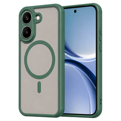 MagSafe tok Xiaomi Poco X8 Pro-hoz, Techsuit, HaloFrost II, Zöld