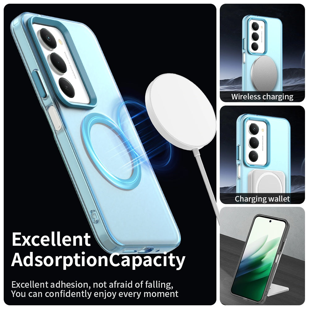 MagSafe tok Xiaomi Redmi 15 5G / 15 4G-hez, Techsuit, CandyCase, Kék