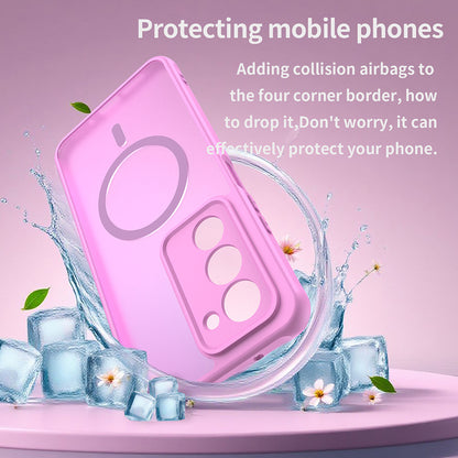 MagSafe tok Xiaomi Redmi 15 5G / 15 4G készülékhez, Techsuit, HaloFrost II, Rózsaszín