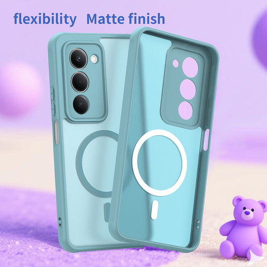 MagSafe tok Xiaomi Redmi 15 5G / 15 4G készülékhez, Techsuit, HaloFrost II, Világoszöld