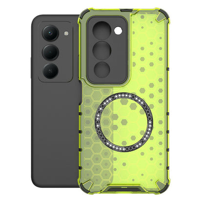 MagSafe tok Xiaomi Redmi 15 5G / 15 4G készülékhez, Techsuit, HoneyComb Shield, Zöld