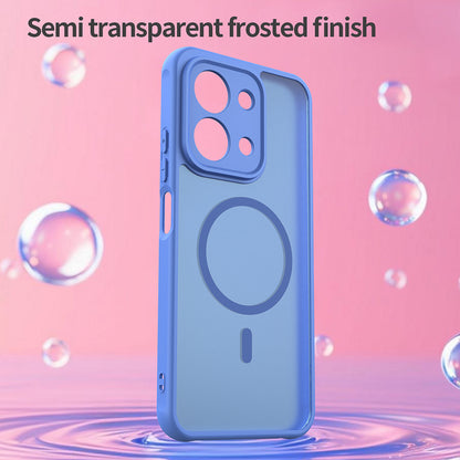 MagSafe tok Xiaomi Redmi 15C 5G / 15C 4G-hez, Techsuit, HaloFrost II, Kék