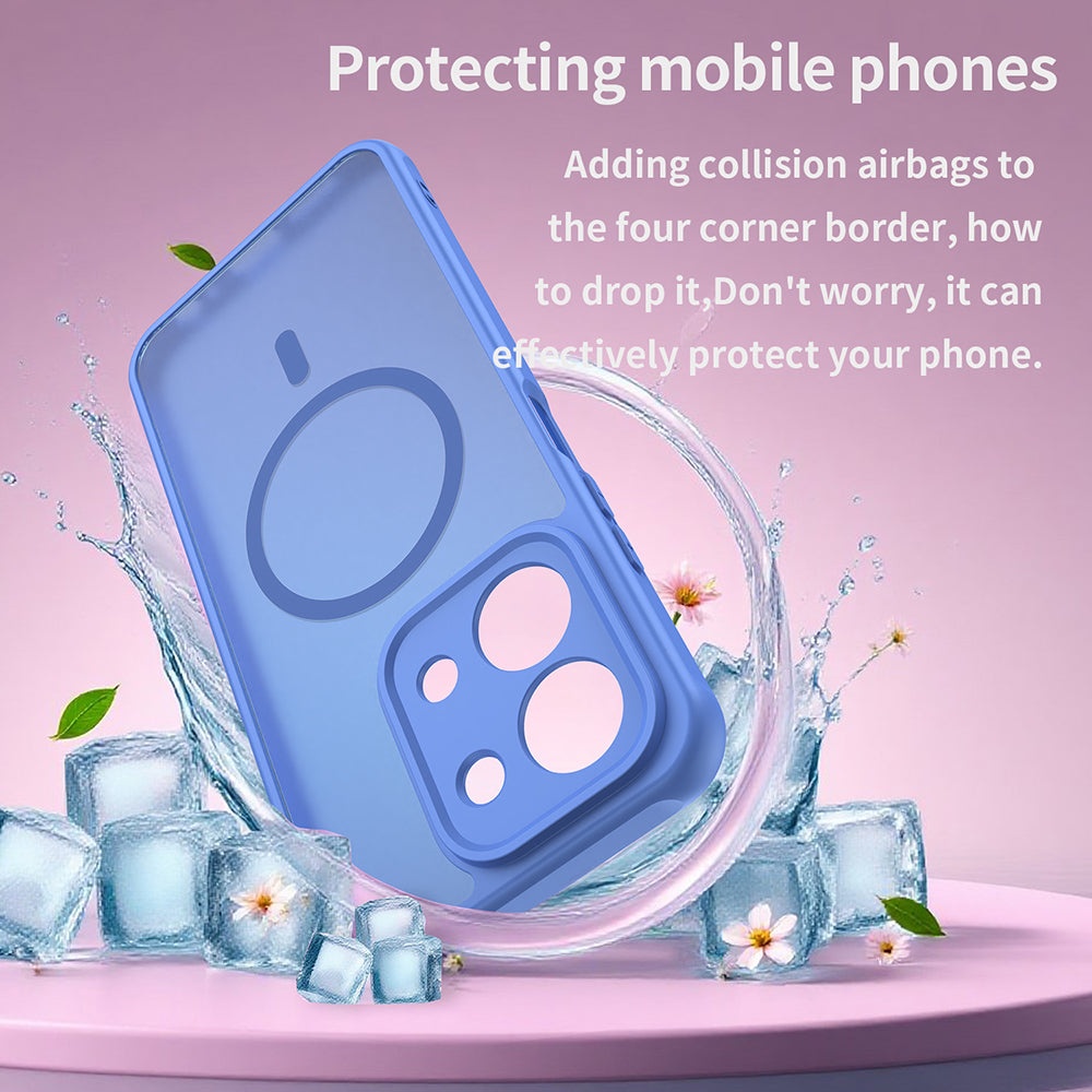 MagSafe tok Xiaomi Redmi 15C 5G / 15C 4G-hez, Techsuit, HaloFrost II, Kék