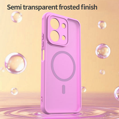 MagSafe tok Xiaomi Redmi 15C 5G / 15C 4G-hez, Techsuit, HaloFrost II, Rózsaszín