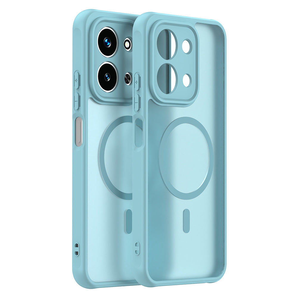 MagSafe tok Xiaomi Redmi 15C 5G / 15C 4G készülékhez, Techsuit, HaloFrost II, Világoszöld