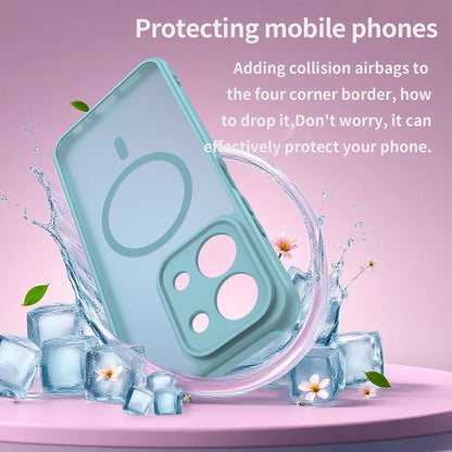 MagSafe tok Xiaomi Redmi 15C 5G / 15C 4G készülékhez, Techsuit, HaloFrost II, Világoszöld